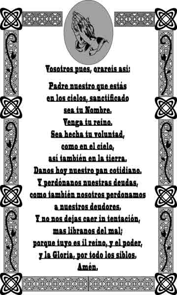 Spanish - Our Father Prayer